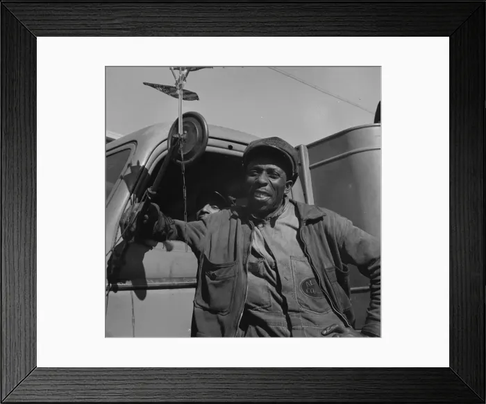 Framed Print : Truck drivers for the Alaska Coal Company, Washington, D. C. 1942. Creator: Gordon Parks Framed Print : Truck drivers for the Alaska Coal Company, Washington, D. C. 1942. Creator: Gordon Parks