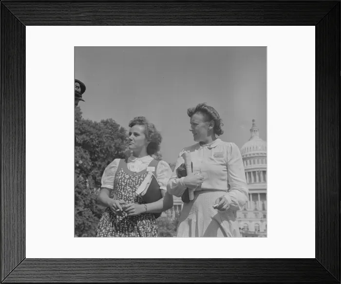 Framed Print : International student assembly, Washington, D. C, 1942. Creator: Gordon Parks Framed Print : International student assembly, Washington, D. C, 1942. Creator: Gordon Parks