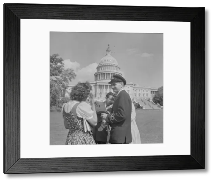Framed Print : International student assembly, Washington, D. C, 1942. Creator: Gordon Parks Framed Print : International student assembly, Washington, D. C, 1942. Creator: Gordon Parks