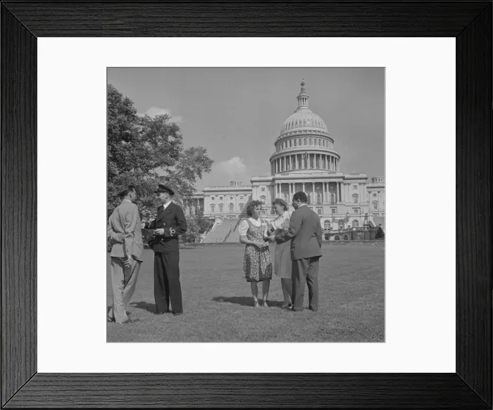 Framed Print : International student assembly, Washington, D. C, 1942. Creator: Gordon Parks Framed Print : International student assembly, Washington, D. C, 1942. Creator: Gordon Parks