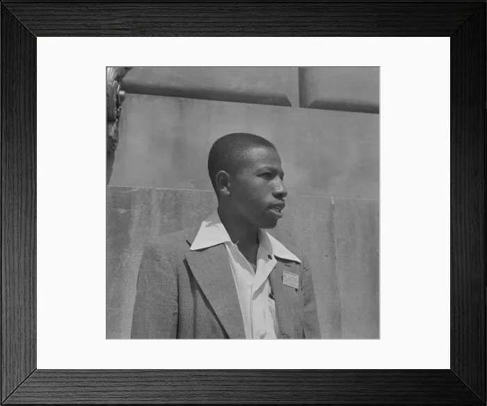 Framed Print : International student assembly, Washington, D. C, 1942. Creator: Gordon Parks Framed Print : International student assembly, Washington, D. C, 1942. Creator: Gordon Parks