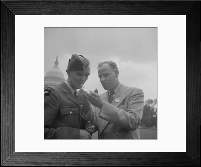 Framed Print : Possibly: International student assembly, Washington, D. C, 1942. Creator: Gordon Parks