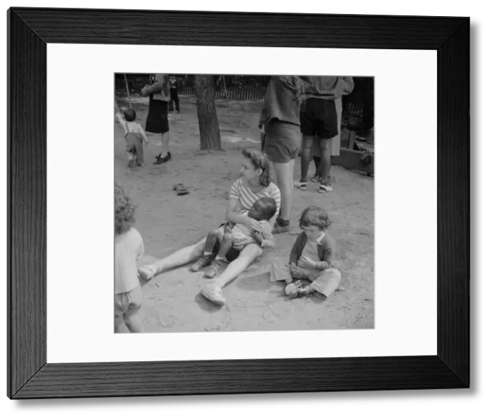 Framed Print : The nursery at Camp Ellen Marvin, Arden, New York, 1943. Creator: Gordon Parks Framed Print : The nursery at Camp Ellen Marvin, Arden, New York, 1943. Creator: Gordon Parks