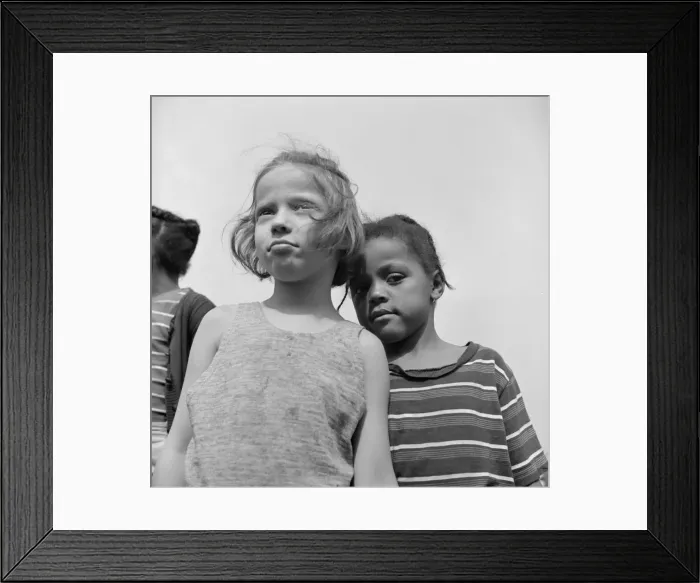 Framed Print : Camp buddies at Camp Christmas Seals, Haverstraw, New York, 1943. Creator: Gordon Parks