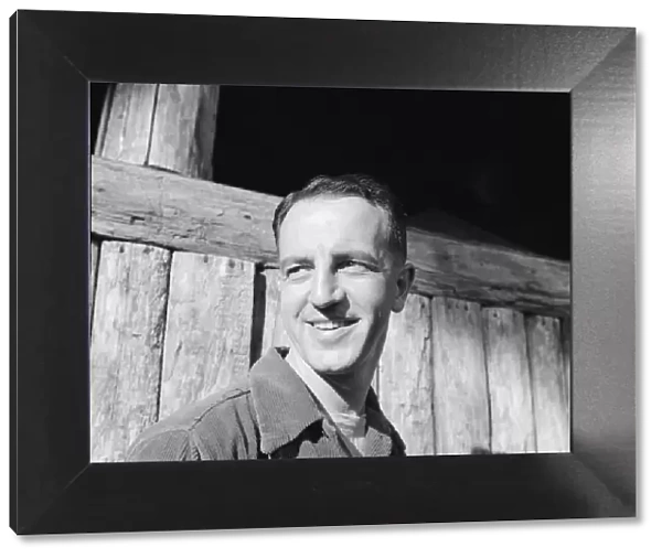 Mr. Lewis Traver, the director at Camp Nathan Hale, Southfields, New York, 1943 Creator: Gordon Parks