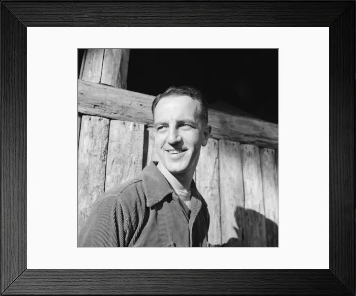Framed Print : Mr. Lewis Traver, the director at Camp Nathan Hale, Southfields, New York, 1943 Creator: Gordon Parks