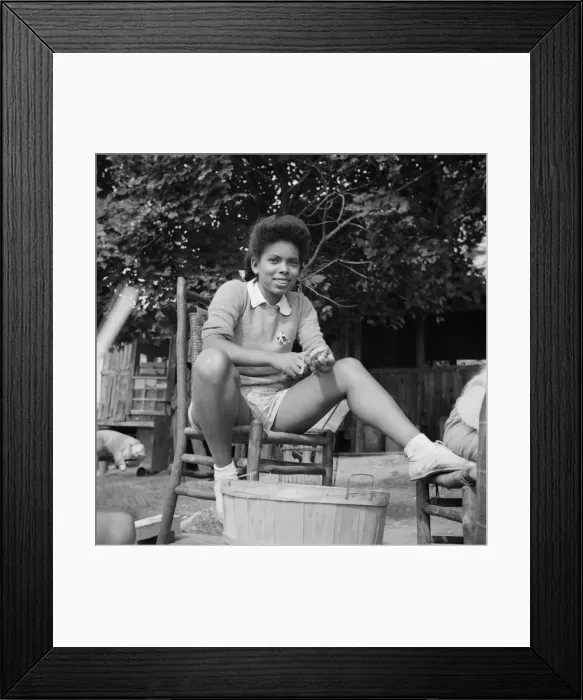 Framed Print : A camper helping with the kitchen work at Camp Gaylord White, Arden, New York, 1943. Creator: Gordon Parks Framed Print : A camper helping with the kitchen work at Camp Gaylord White, Arden, New York, 1943. Creator: Gordon Parks