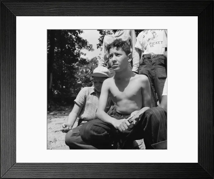 Framed Print : Aw nuts, Camp Nathan Hale, Southfields, New York, 1943. Creator: Gordon Parks Framed Print : Aw nuts, Camp Nathan Hale, Southfields, New York, 1943. Creator: Gordon Parks