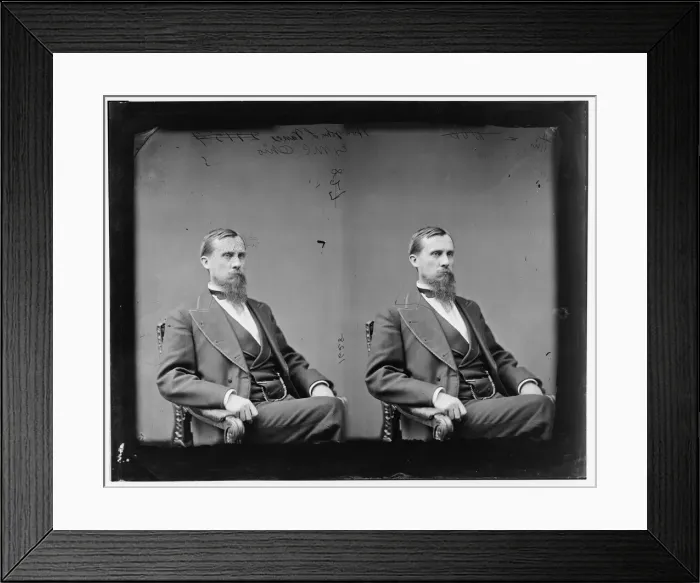 Framed Print : John Luther Vance of Ohio, 1865-1880. Creator: Unknown Framed Print : John Luther Vance of Ohio, 1865-1880. Creator: Unknown