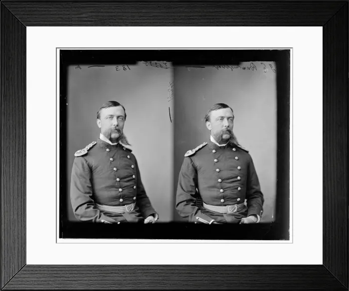 Framed Print : General Joseph Cabell Breckinridge Sr. 1865-1880. Creator: Unknown Framed Print : General Joseph Cabell Breckinridge Sr. 1865-1880. Creator: Unknown
