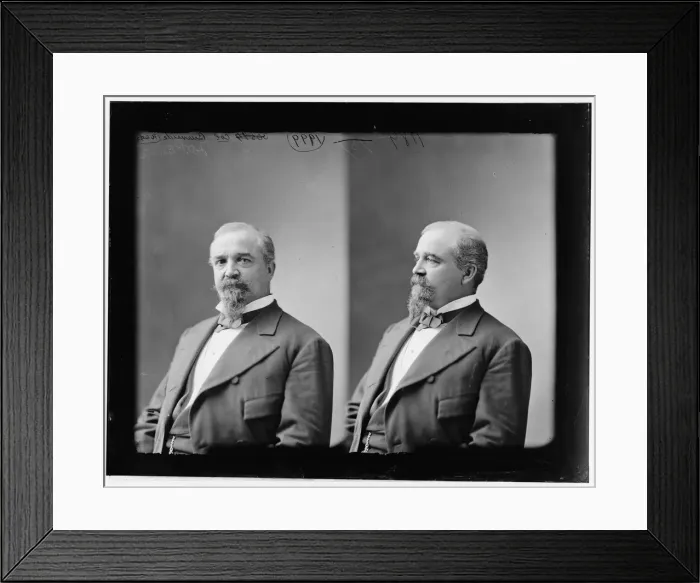 Framed Print : Colonel J. O. P. Burnside, 1865-1880. Creator: Unknown Framed Print : Colonel J. O. P. Burnside, 1865-1880. Creator: Unknown