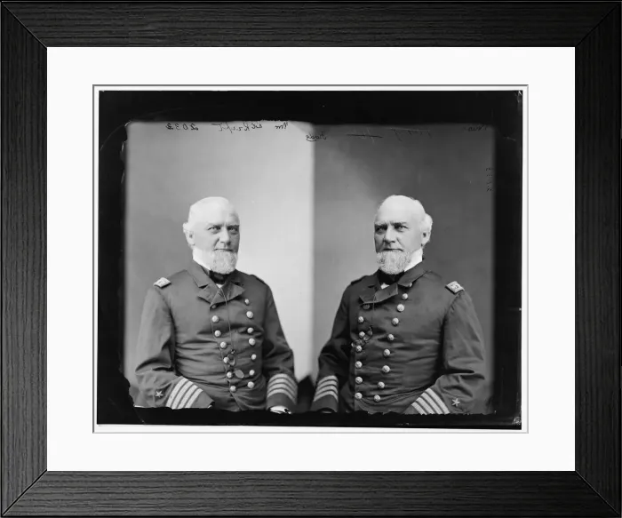 Framed Print : Admiral DeKraft, 1865-1880. Creator: Unknown Framed Print : Admiral DeKraft, 1865-1880. Creator: Unknown