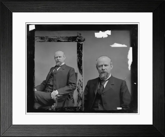 Framed Print : Stevenson, Hon. Adlai Ewing of Ill. between 1865 and 1880. Creator: Unknown Framed Print : Stevenson, Hon. Adlai Ewing of Ill. between 1865 and 1880. Creator: Unknown