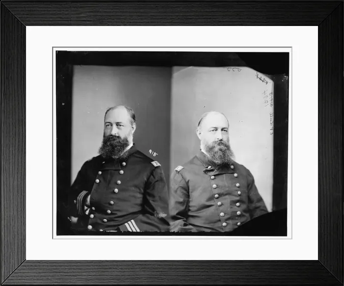 Framed Print : Lieutenant Commander Edward Phelps Lull, 1865-1880. Creator: Unknown Framed Print : Lieutenant Commander Edward Phelps Lull, 1865-1880. Creator: Unknown