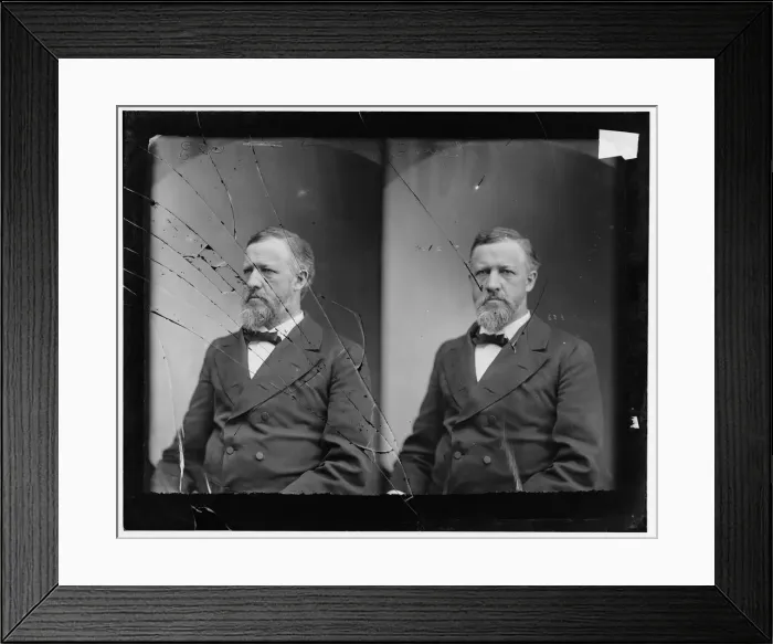 Framed Print : Ewing, Hon. Thomas Jr, delegate to the peace convention held in Wash. D. C. in 1861, c. 1865-1880. Creator: Unknown Framed Print : Ewing, Hon. Thomas Jr, delegate to the peace convention held in Wash. D. C. in 1861, c. 1865-1880. Creator: Unknown