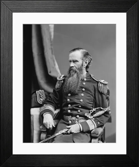 Framed Print : Worden, Adm. John, USN, between 1870 and 1880. Creator: Unknown Framed Print : Worden, Adm. John, USN, between 1870 and 1880. Creator: Unknown
