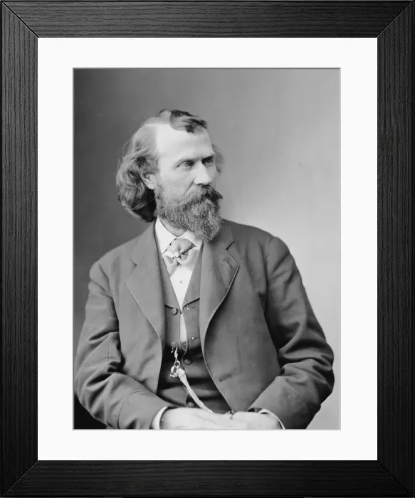 Framed Print : Miller, Joaquin of Oregon, between 1870 and 1880. Creator: Unknown Framed Print : Miller, Joaquin of Oregon, between 1870 and 1880. Creator: Unknown