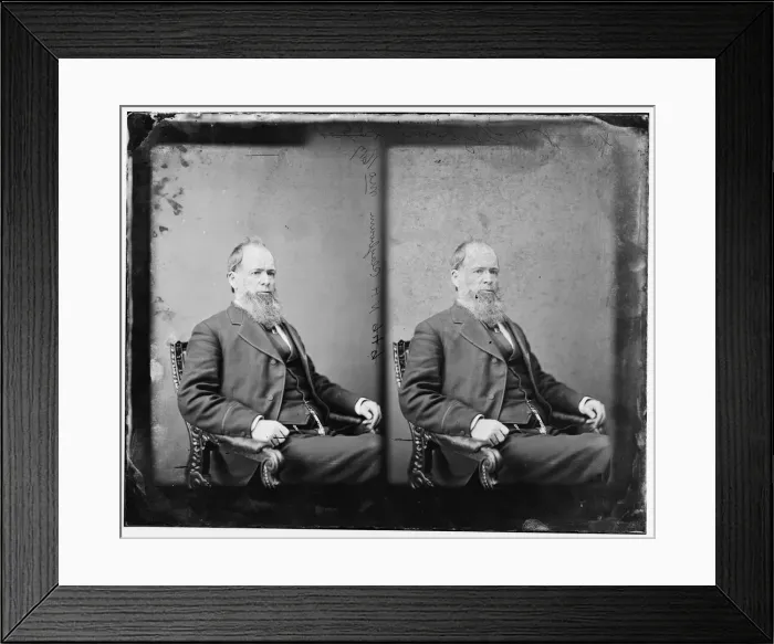 Framed Print : Nathanial Herbert Claiborne of Virginia, 1865-1880. Creator: Unknown Framed Print : Nathanial Herbert Claiborne of Virginia, 1865-1880. Creator: Unknown