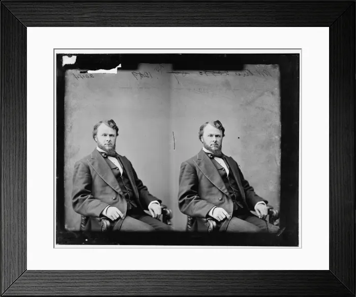 Framed Print : Americus V. Rice of Ohio, 1865-1880. Creator: Unknown Framed Print : Americus V. Rice of Ohio, 1865-1880. Creator: Unknown