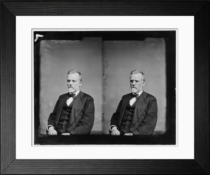 Framed Print : John C. Bagby of Illinois, 1865-1880. Creator: Unknown Framed Print : John C. Bagby of Illinois, 1865-1880. Creator: Unknown