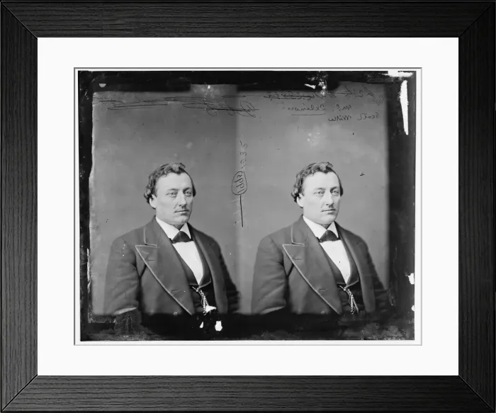 Framed Print : Scott Wike of Illinois, 1865-1880. Creator: Unknown Framed Print : Scott Wike of Illinois, 1865-1880. Creator: Unknown