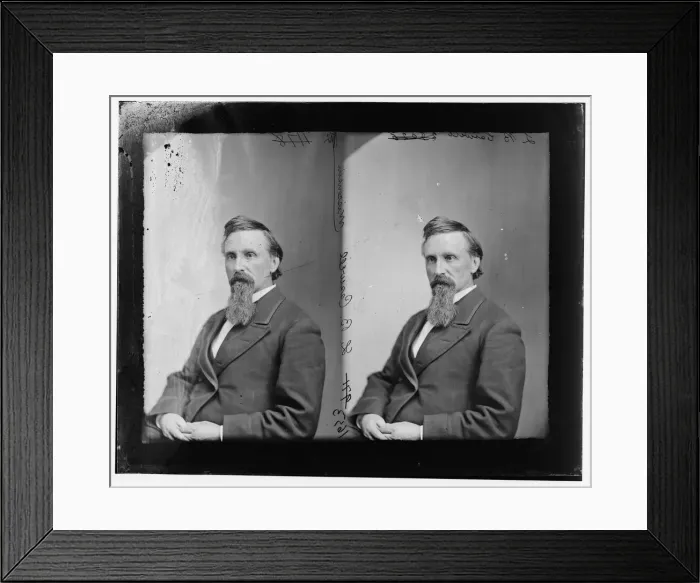 Framed Print : Lucien B. Caswell of Wisconsin, 1865-1880. Creator: Unknown Framed Print : Lucien B. Caswell of Wisconsin, 1865-1880. Creator: Unknown
