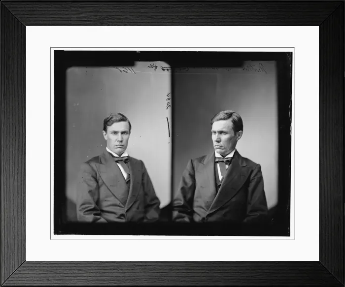 Framed Print : Milton A. Candler of Georgia, 1865-1880. Creator: Unknown Framed Print : Milton A. Candler of Georgia, 1865-1880. Creator: Unknown