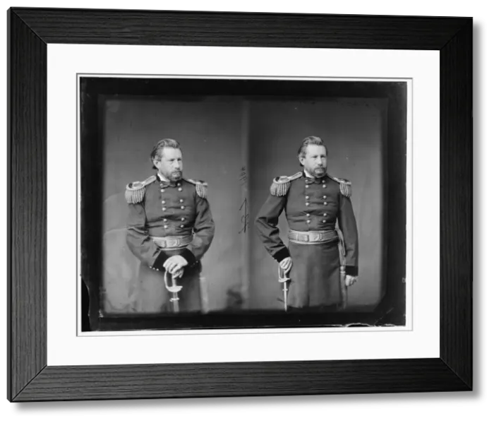 Framed Print : General Albert J. Myer, 1865-1880. Creator: Unknown Framed Print : General Albert J. Myer, 1865-1880. Creator: Unknown