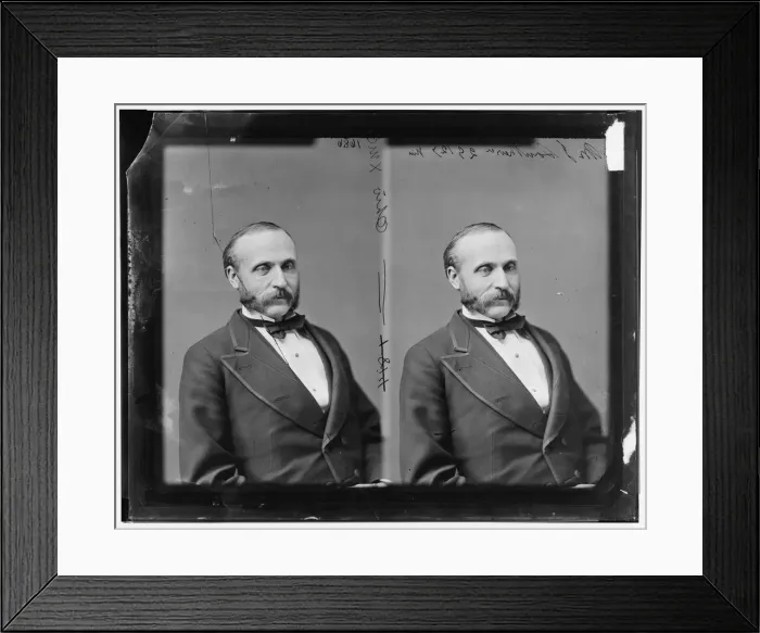 Framed Print : Milton I. Southard of Ohio, 1865-1880. Creator: Unknown Framed Print : Milton I. Southard of Ohio, 1865-1880. Creator: Unknown