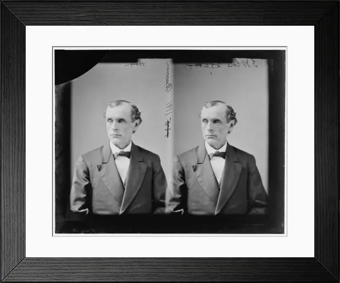 Framed Print : George W. Cate of Wisconsin, 1865-1880. Creator: Unknown Framed Print : George W. Cate of Wisconsin, 1865-1880. Creator: Unknown