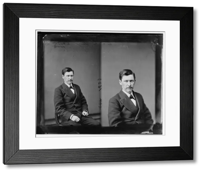 Framed Print : William Shearer Stenger of Pennsylvania, 1865-1880. Creator: Unknown Framed Print : William Shearer Stenger of Pennsylvania, 1865-1880. Creator: Unknown