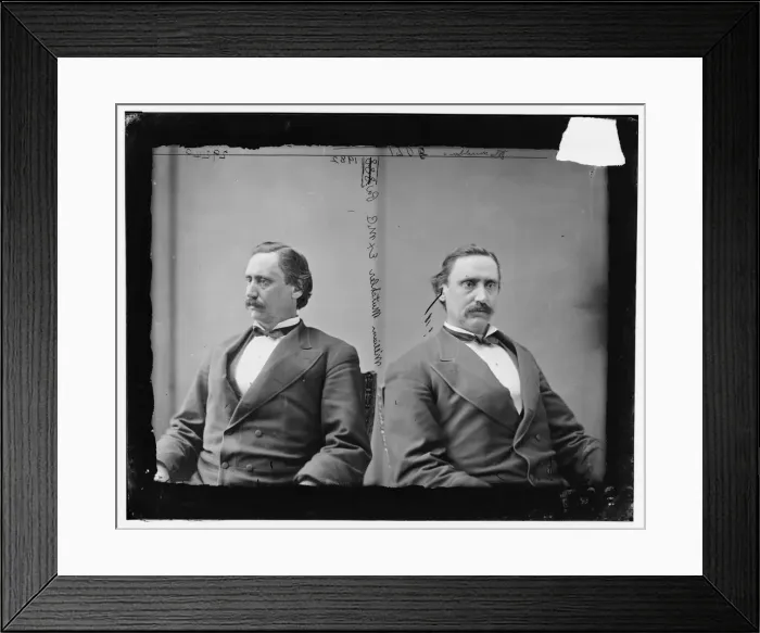 Framed Print : William Mutchler of Pennsylvania, 1865-1880. Creator: Unknown Framed Print : William Mutchler of Pennsylvania, 1865-1880. Creator: Unknown