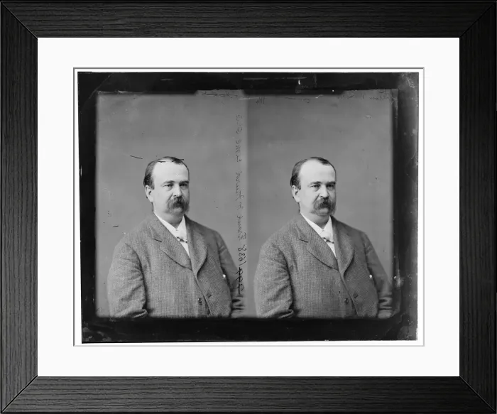 Framed Print : Frank Hunt Hurd of Ohio, 1865-1880. Creator: Unknown Framed Print : Frank Hunt Hurd of Ohio, 1865-1880. Creator: Unknown