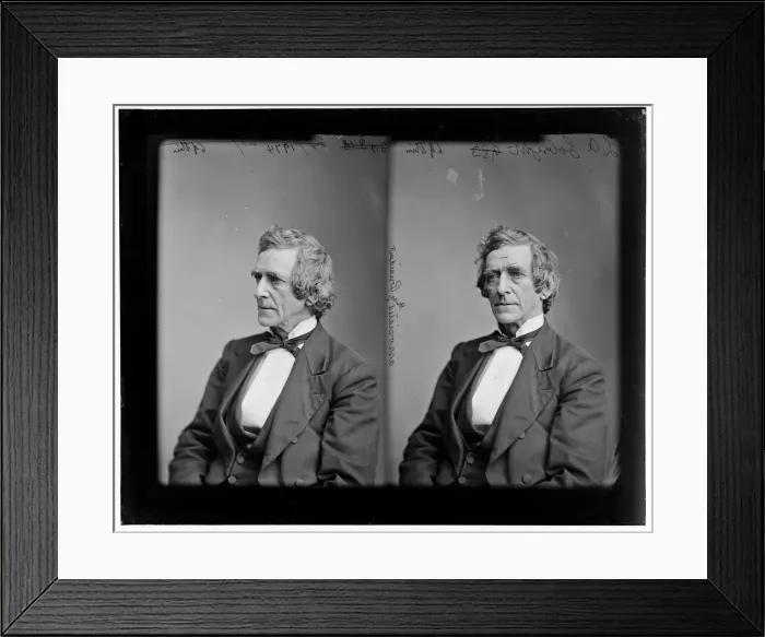 Framed Print : L. A. Gobright, Pres. of Associated Press, between 1865 and 1880. Creator: Unknown Framed Print : L. A. Gobright, Pres. of Associated Press, between 1865 and 1880. Creator: Unknown