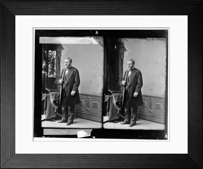 Framed Print : U. S. Grant after European trip, between 1865 and 1880. Creator: Unknown Framed Print : U. S. Grant after European trip, between 1865 and 1880. Creator: Unknown