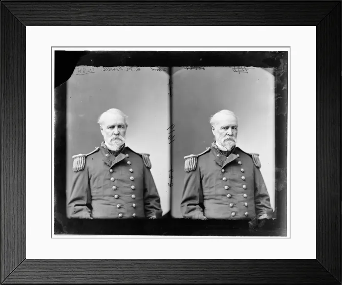 Framed Print : Admiral Levin M. Powell, 1865-1880. Creator: Unknown Framed Print : Admiral Levin M. Powell, 1865-1880. Creator: Unknown