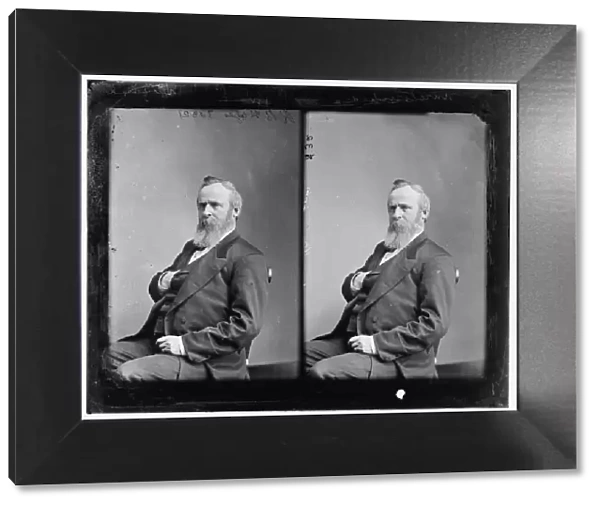 Hayes, President Rutherford B. between 1865 and 1880. Creator: Unknown