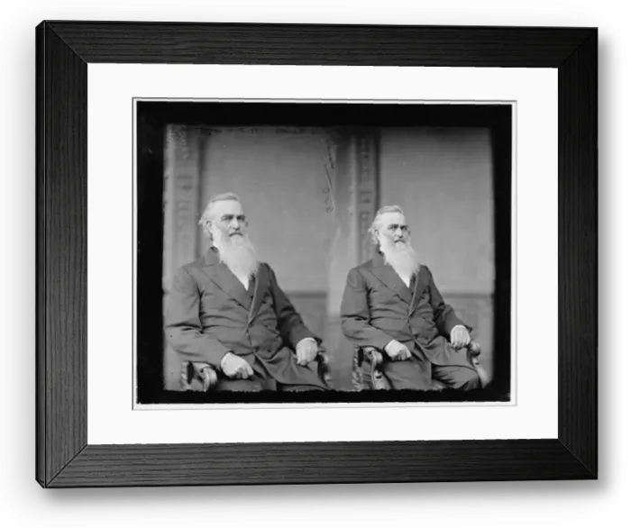 Framed Print : Bishop, Hon. R. M. Gov. of Ohio, between 1865 and 1880. Creator: Unknown Framed Print : Bishop, Hon. R. M. Gov. of Ohio, between 1865 and 1880. Creator: Unknown