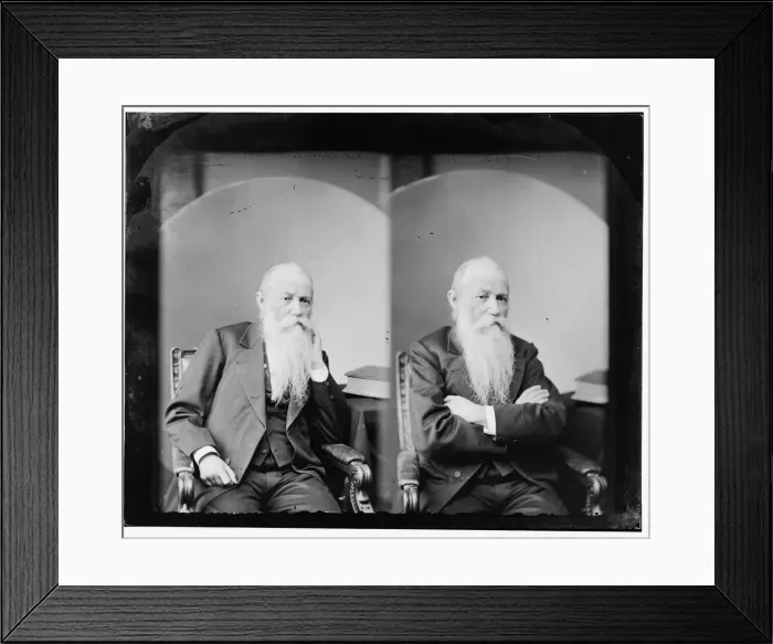 Framed Print : Professor Samuel S. Haldeman, 1865-1880. Creator: Unknown Framed Print : Professor Samuel S. Haldeman, 1865-1880. Creator: Unknown