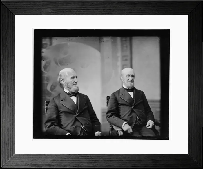 Framed Print : Eads, Hon. James B. of MO (built the St. Louis Bridge), between 1865 and 1880. Creator: Unknown Framed Print : Eads, Hon. James B. of MO (built the St. Louis Bridge), between 1865 and 1880. Creator: Unknown