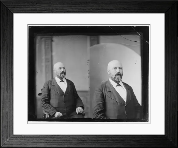Framed Print : Robert Franklin Armfield of North Carolina, 1865-1880. Creator: Unknown Framed Print : Robert Franklin Armfield of North Carolina, 1865-1880. Creator: Unknown