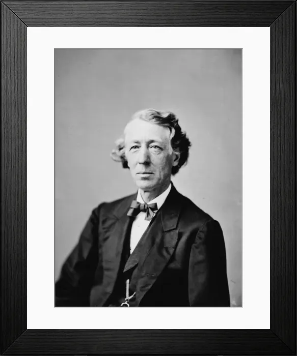 Framed Print : King, Hon. Horatio, between 1870 and 1880. Creator: Unknown Framed Print : King, Hon. Horatio, between 1870 and 1880. Creator: Unknown