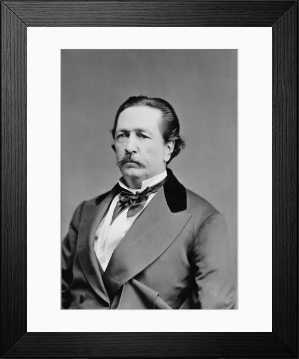 Framed Print : Charles Edward Hooker Mississipppi, (Captain in 1st Regt. of Miss. Light... ), between 1870 and 1880. Creator: Unknown Framed Print : Charles Edward Hooker Mississipppi, (Captain in 1st Regt. of Miss. Light... ), between 1870 and 1880. Creator: Unknown