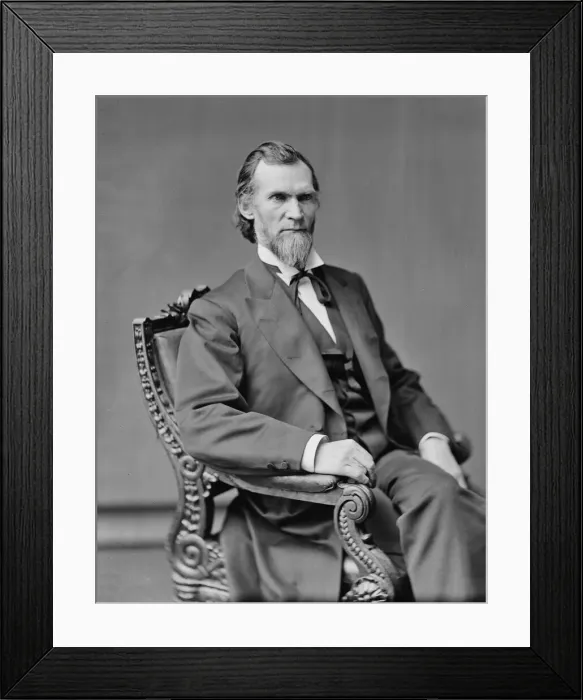 Framed Print : William S. Holman, M. C. Ind. between 1870 and 1880. Creator: Unknown Framed Print : William S. Holman, M. C. Ind. between 1870 and 1880. Creator: Unknown