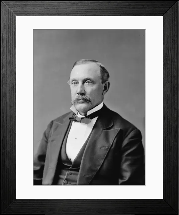 Framed Print : Ansel Tracy Walling of Ohio, 1870- 1880. Creator: Unknown Framed Print : Ansel Tracy Walling of Ohio, 1870- 1880. Creator: Unknown