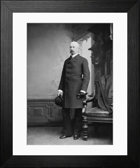 Framed Print : Senator Middleton Pope Barrow of Georgia, 1870-1880. Creator: Unknown Framed Print : Senator Middleton Pope Barrow of Georgia, 1870-1880. Creator: Unknown