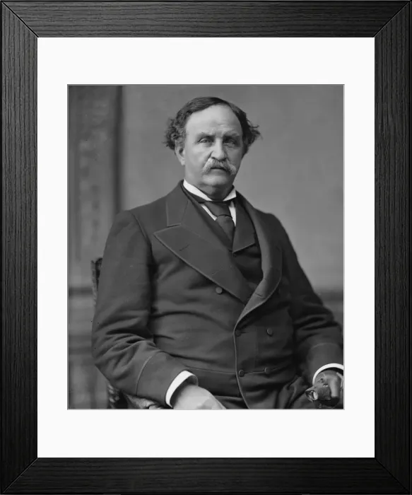 Framed Print : Senator John Stuart Williams of Kentucky, 1870-1880. Creator: Unknown Framed Print : Senator John Stuart Williams of Kentucky, 1870-1880. Creator: Unknown