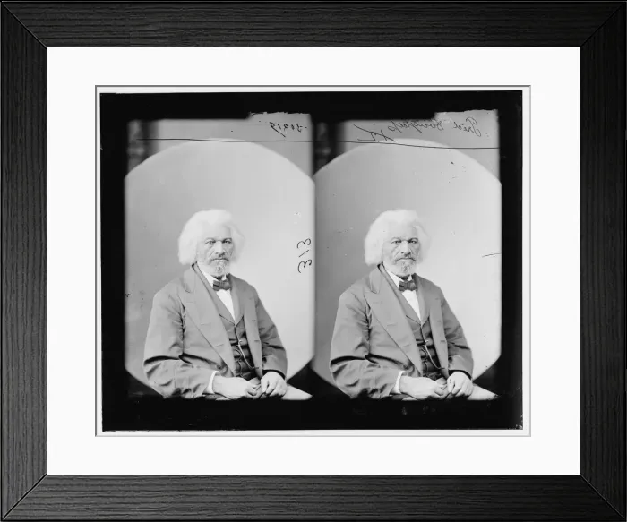 Framed Print : Frederick Douglass, ca. 1877. Creator: Unknown Framed Print : Frederick Douglass, ca. 1877. Creator: Unknown