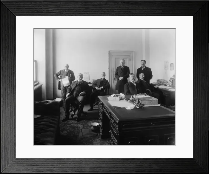 Framed Print : Pension Office (Special Examiners), 1904 January. Creator: Unknown Framed Print : Pension Office (Special Examiners), 1904 January. Creator: Unknown