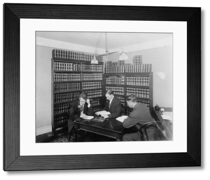 Framed Print : Clarke, D. Edward, in office, between 1890 and 1910. Creator: Unknown Framed Print : Clarke, D. Edward, in office, between 1890 and 1910. Creator: Unknown
